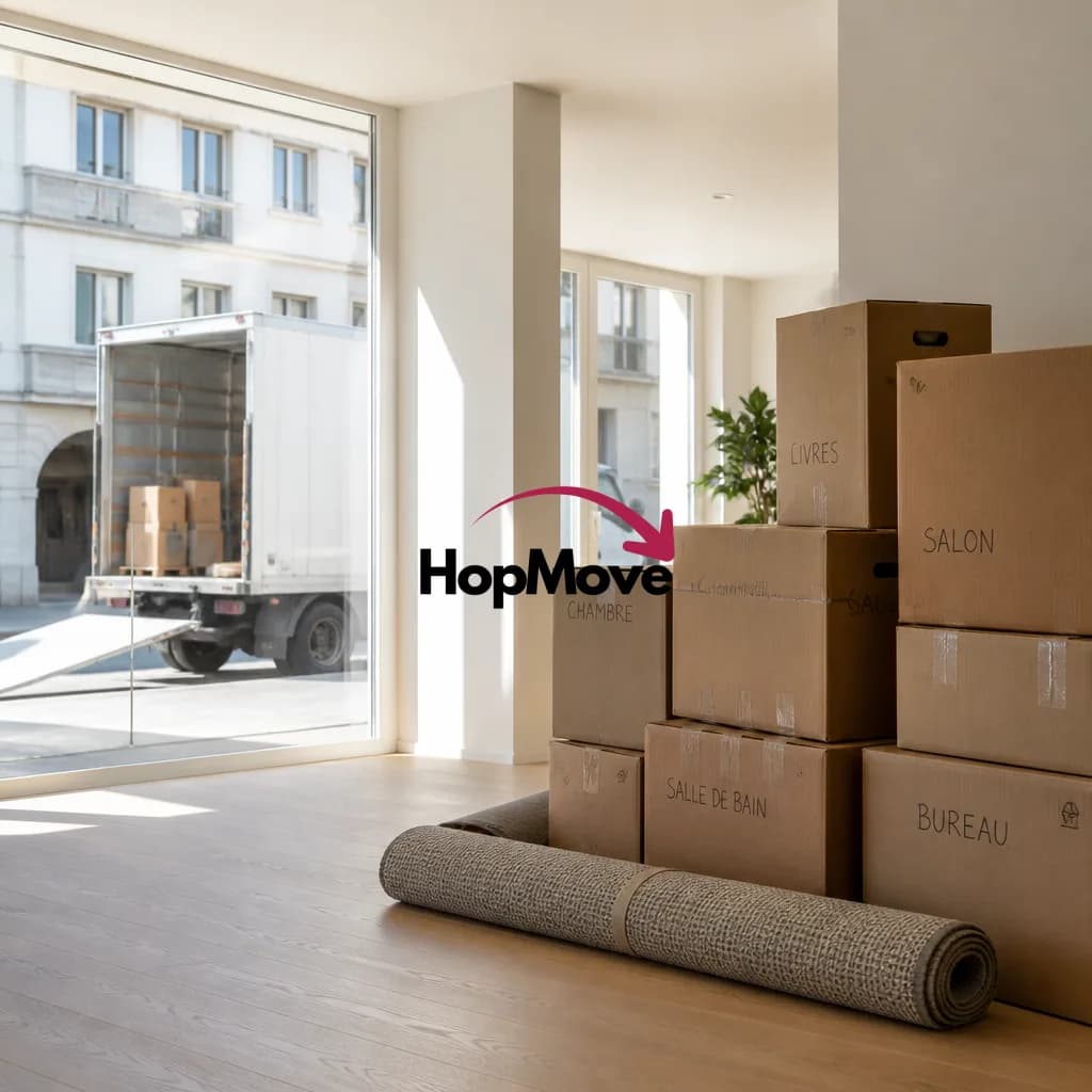 Déménagement à Carouge avec HopMove