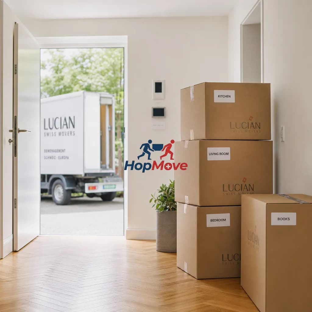 Servizio di trasloco professionale a Coppet con monte-meuble