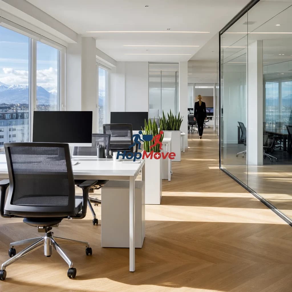 Limpieza profesional de oficinas en Gy, Suiza