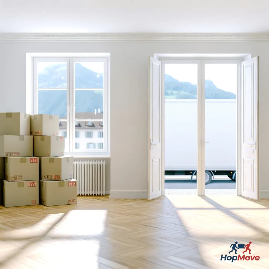 Professional moving services for corporate office and IT equipment transport in Switzerland