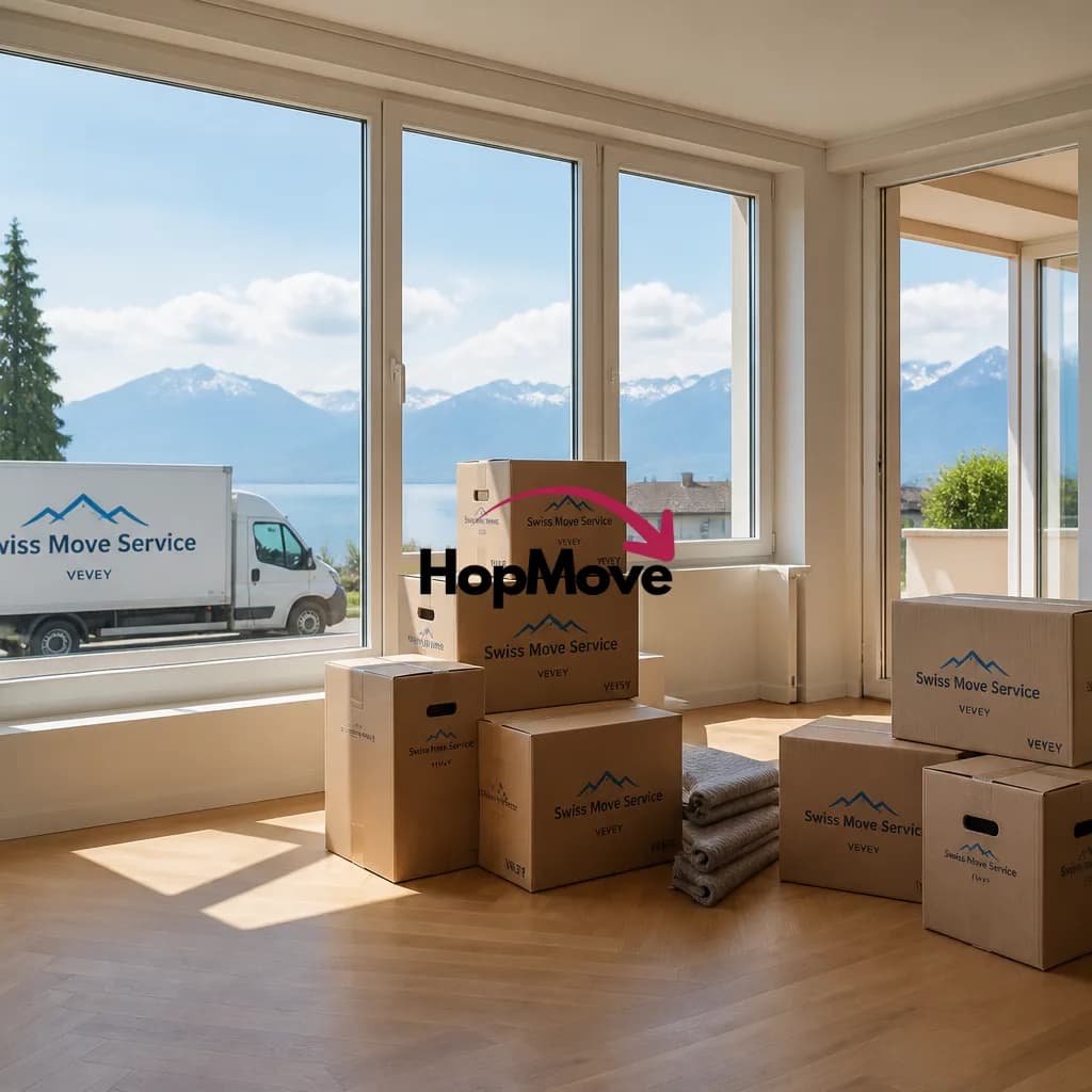Umzugsdienstleistungen in Vevey von HopMove